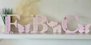 20cm personalised engraved letter - PLUS 1 matching shape