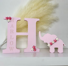 Load image into Gallery viewer, 20cm personalised engraved letter - PLUS 1 matching shape
