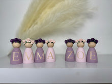 Load image into Gallery viewer, Personalised peg dolls, Personalised wooden dolls
