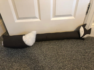 Dark Grey Fox Draught Excluder