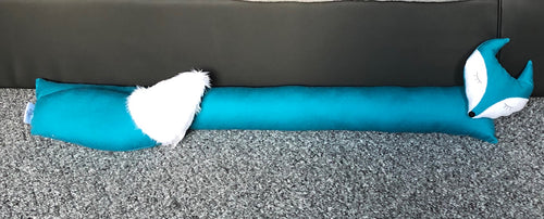 Teal Fox Draught Excluder