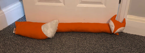 Orange Fox Draught Excluder