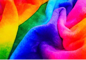 Rainbow Fleece Blanket