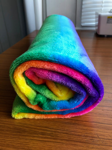 Rainbow Fleece Blanket