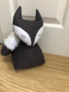 Dark Grey Fox Doorstop