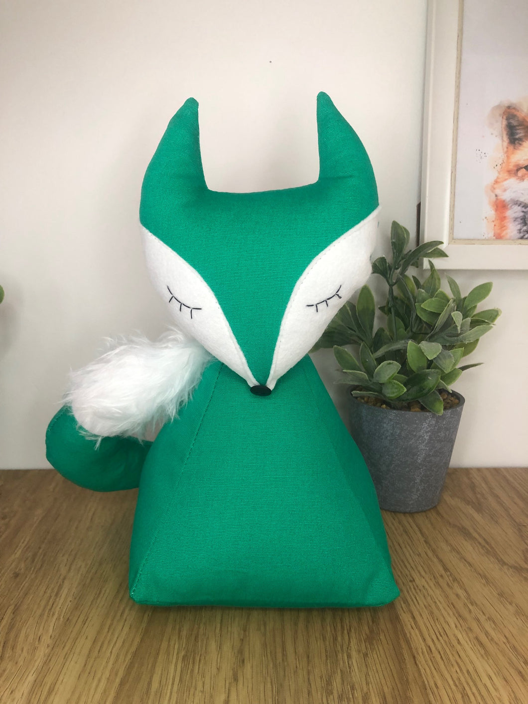 Emerald Fox Doorstop