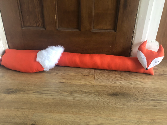 Dark Orange Draught Excluder